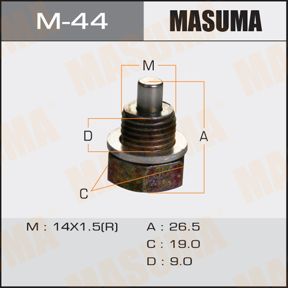 

Болт маслосливной С МАГНИТОМ 14x1.5 mm