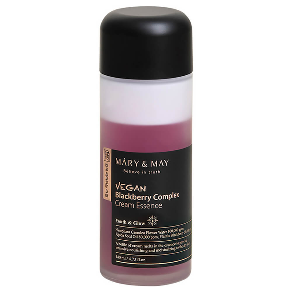 

Эссенция кремовая с ежевичным комплексом Mary&May, 140 мл, VEGAN BLACKBERRY COMPLEX CREAM ESSENCE