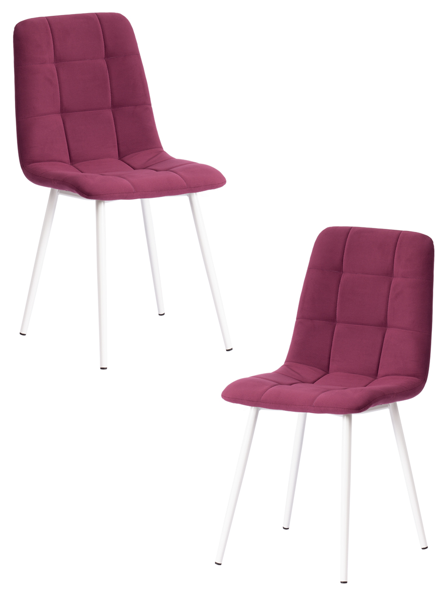 

Комплект стульев TetChair CHILLY MAX , 2 шт., велюр, темная фуксия, CHILLY MAX