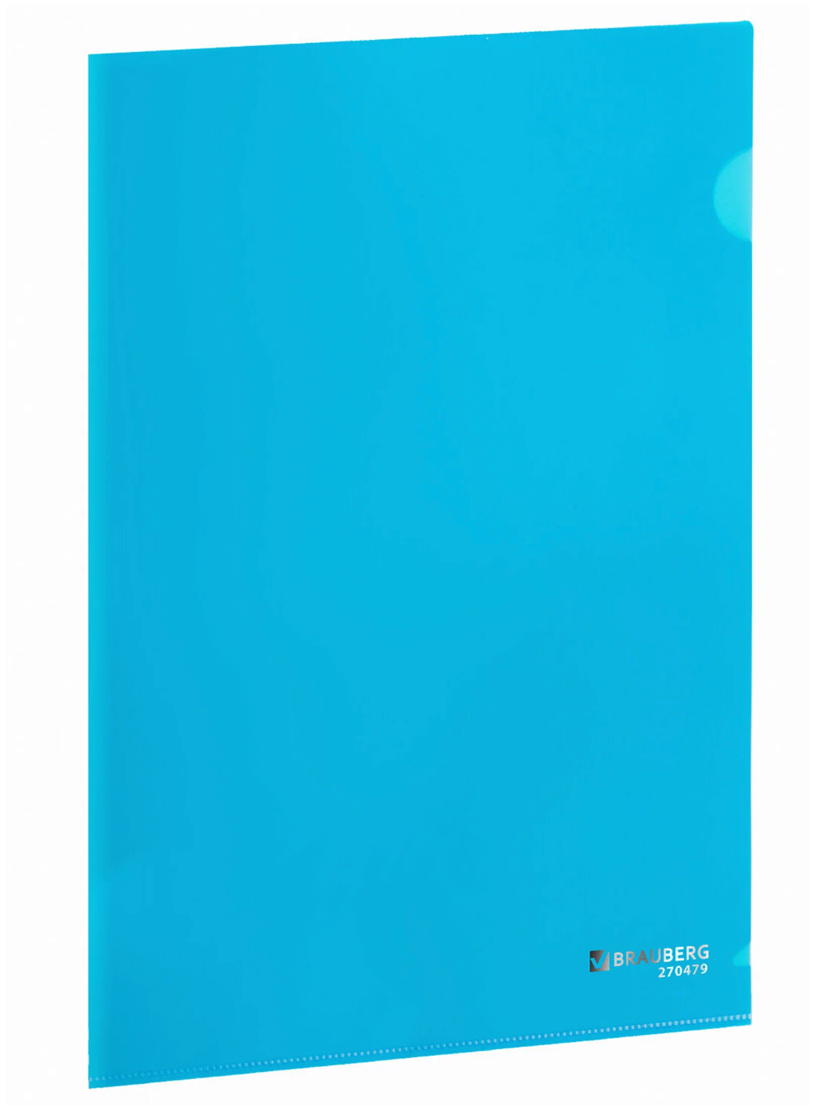 

Папка-уголок плотная Brauberg SUPER, 0,18 мм, синяя, 270479 (270479), набор из 50 шт, Синий