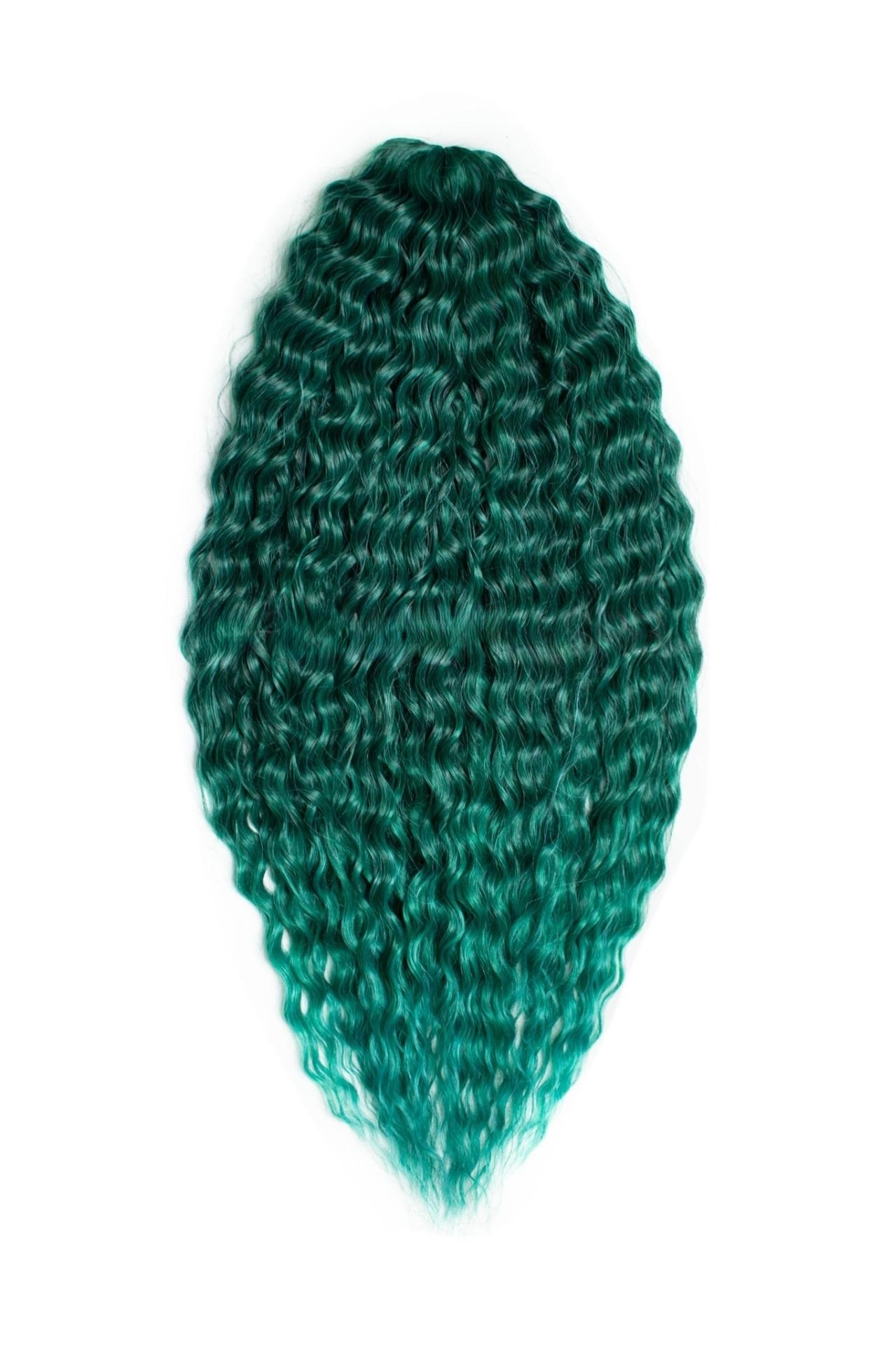 Афрокудри для плетения волос Ariel Ариэль цвет EMERALD зеленый длина 66см вес 300г афрокудри для плетения волос ariel 102 светло каштановый длина 55см вес 300г