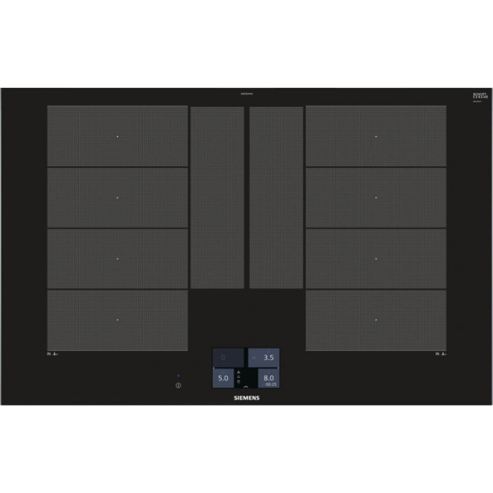 

Встраиваемая варочная панель индукционная Siemens EX875KYW1E черный, EX875KYW1E
