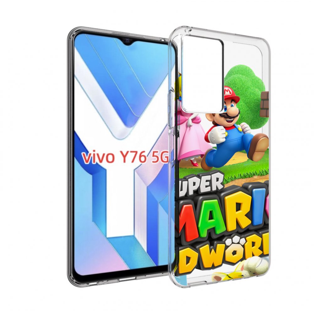

Чехол Mypads Super Mario 3D World Для Vivo Y76 5G, Прозрачный, Tocco