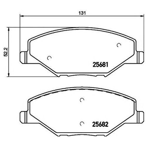 

Тормозные колодки HELLA PAGID/BEHR 8DB355020521