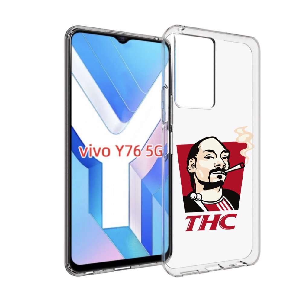 

Чехол Mypads Thc Для Vivo Y76 5G, Прозрачный, Tocco