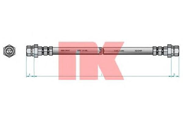 

Шланг тормозной системы Nk 8547104