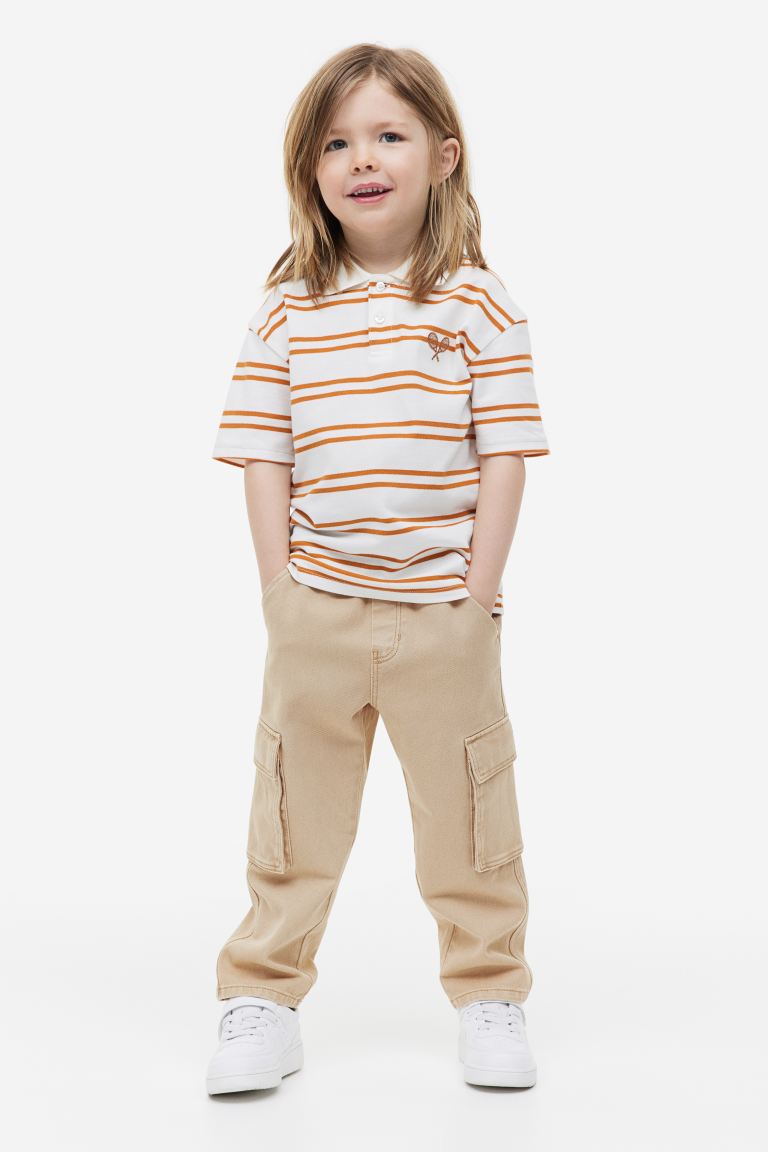 

Брюки детские H&M 1122437, цвет бежевый/хаки, размер 104 (доставка из-за рубежа), 1122437