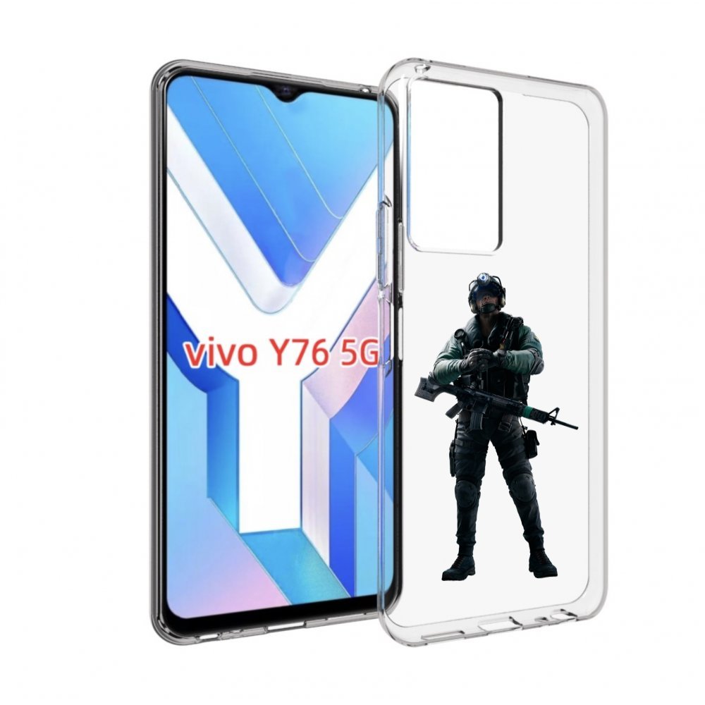 

Чехол Mypads Tom-Clancy'S-Rainbow-Six-2 Для Vivo Y76 5G, Прозрачный, Tocco