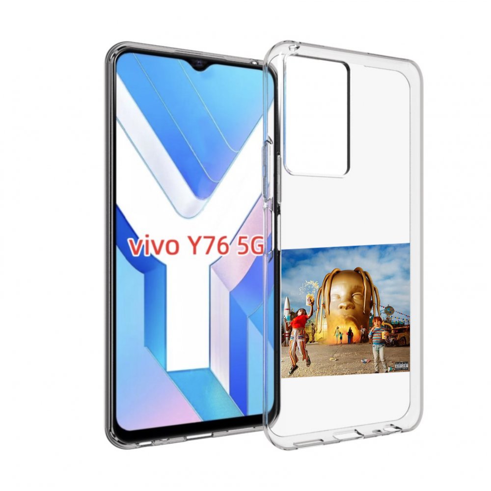 

Чехол MyPads Travis Scott - Astroworld для Vivo Y76 5G, Прозрачный, Tocco