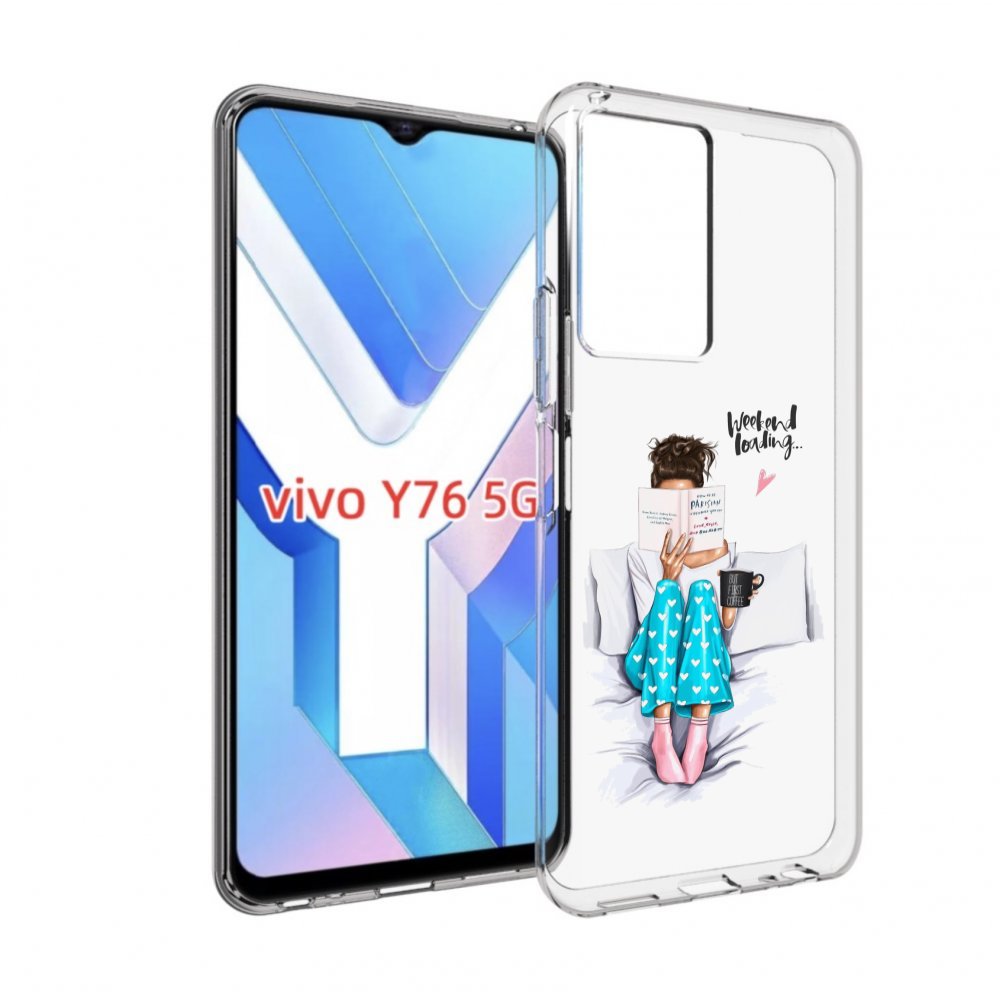 

Чехол MyPads Weekend-loading для Vivo Y76 5G, Прозрачный, Tocco