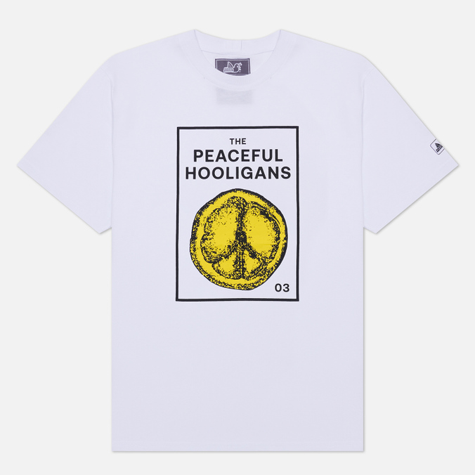 

Футболка мужская Peaceful Hooligan PHAW22PRITEE20-WHT белая 3XL, PHAW22PRITEE20-WHT