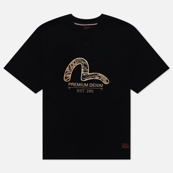 

Футболка мужская Evisu 2EAHTM2TS514XXCT-BLKX черная XL, 2EAHTM2TS514XXCT-BLKX