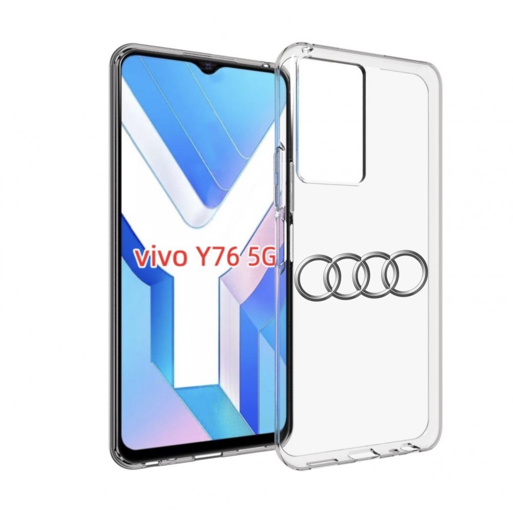 

Чехол Mypads Audi 7 Мужской Для Vivo Y76 5G, Прозрачный, Tocco