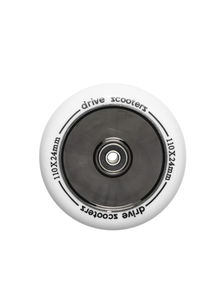 Колесо Drive Scooters Soul 110mm white/black chrome