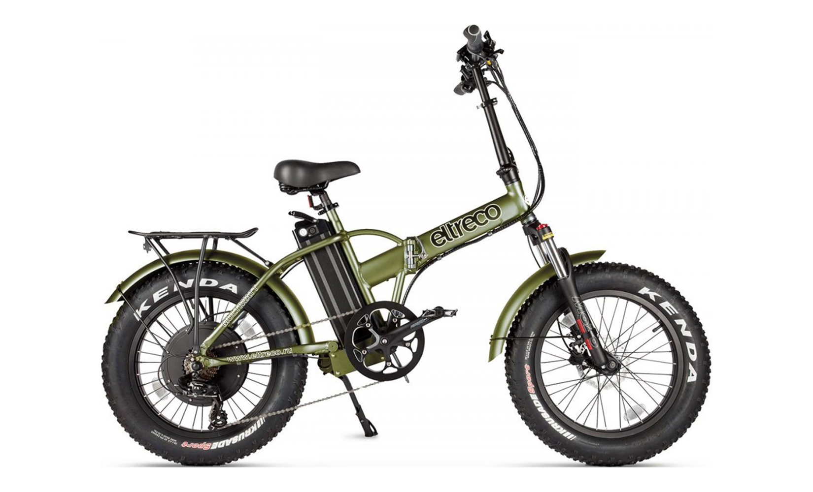Электровелосипед Eltreco Multiwatt New 2024, Хаки