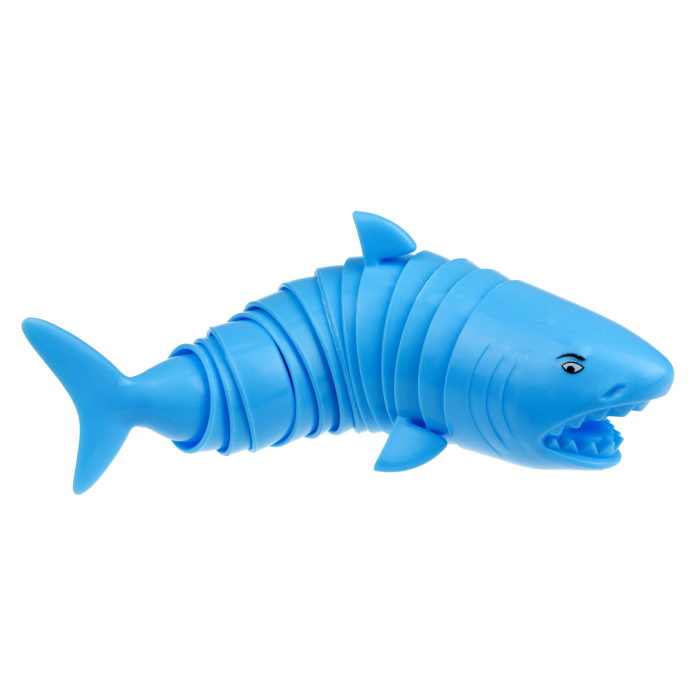 

Развивающая антистресс-игрушка 1TOY Гремушка акула, Голубой, Т23266-2