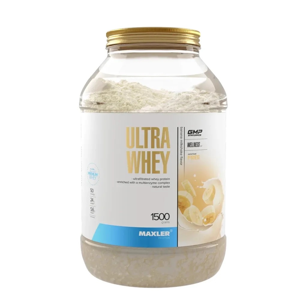 

Maxler Ultra Whey 1500g (can) (Banana Milkshake), Ultra Whey