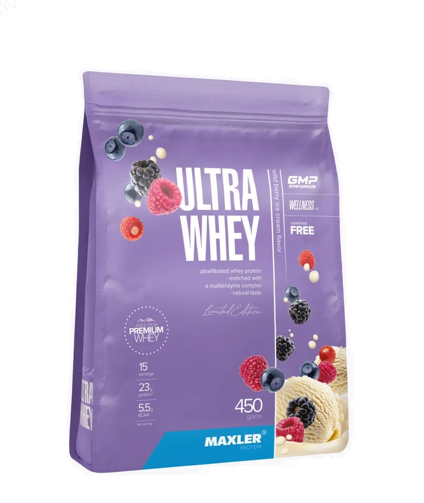Maxler Ultra Whey 450 g (bag) (Wild Berry Ice Cream)