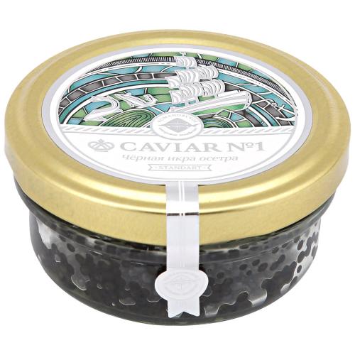 

Икра осетра Романовское Caviar №1 Standart черная зернистая 30 г