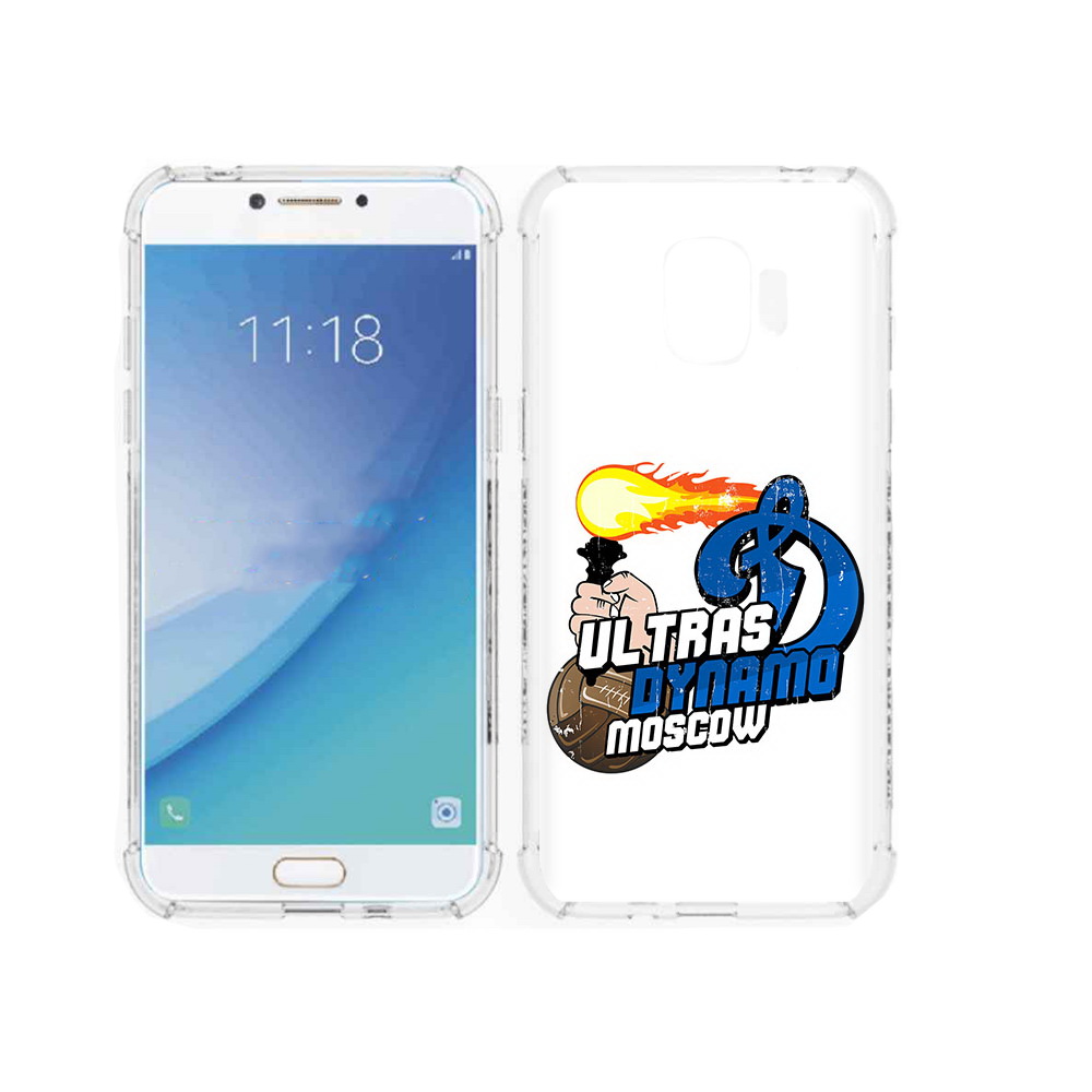 

Чехол MyPads Tocco для Samsung Galaxy J2 Pro (2018) ФК Динамо (PT226925.585.177), Прозрачный, Tocco