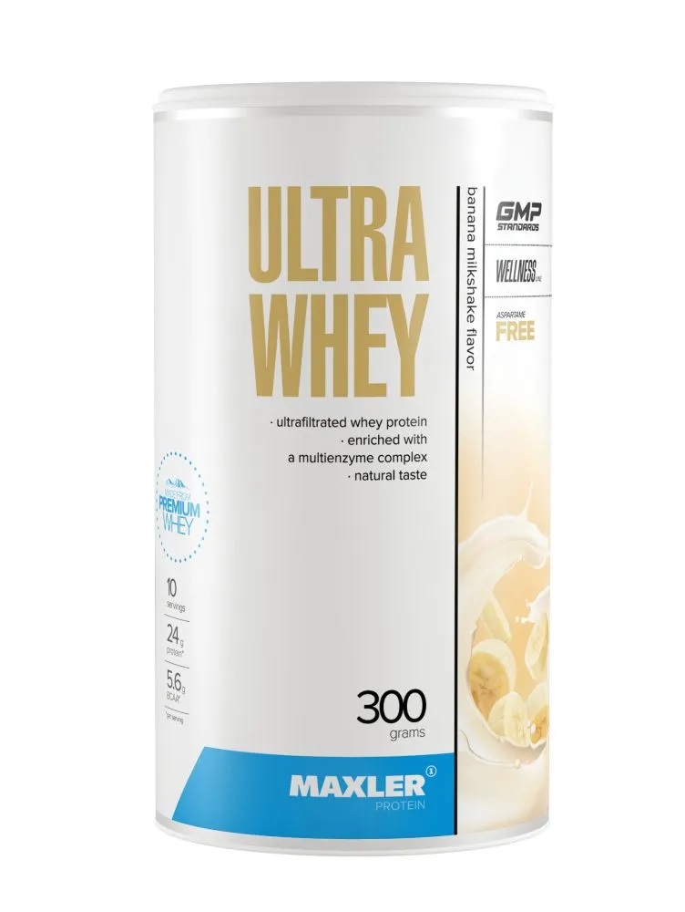 Maxler Ultra Whey 300 g (can) (Banana Milkshake)