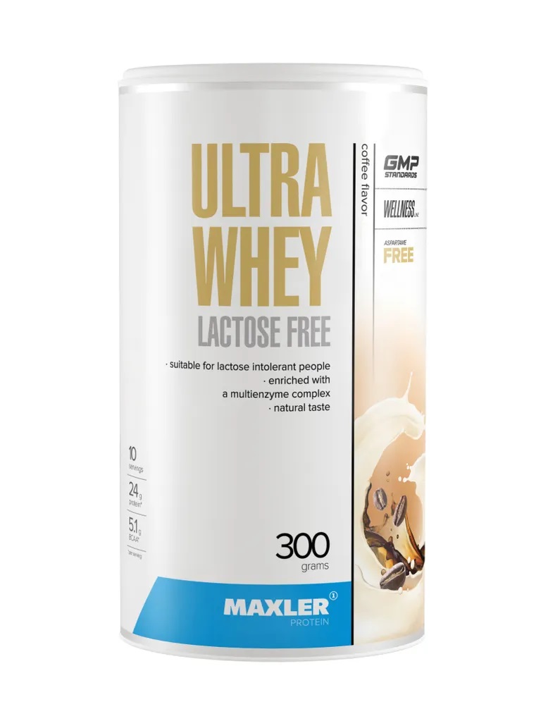 Maxler Ultra Whey Lactose Free 300 g (can) (Coffee)