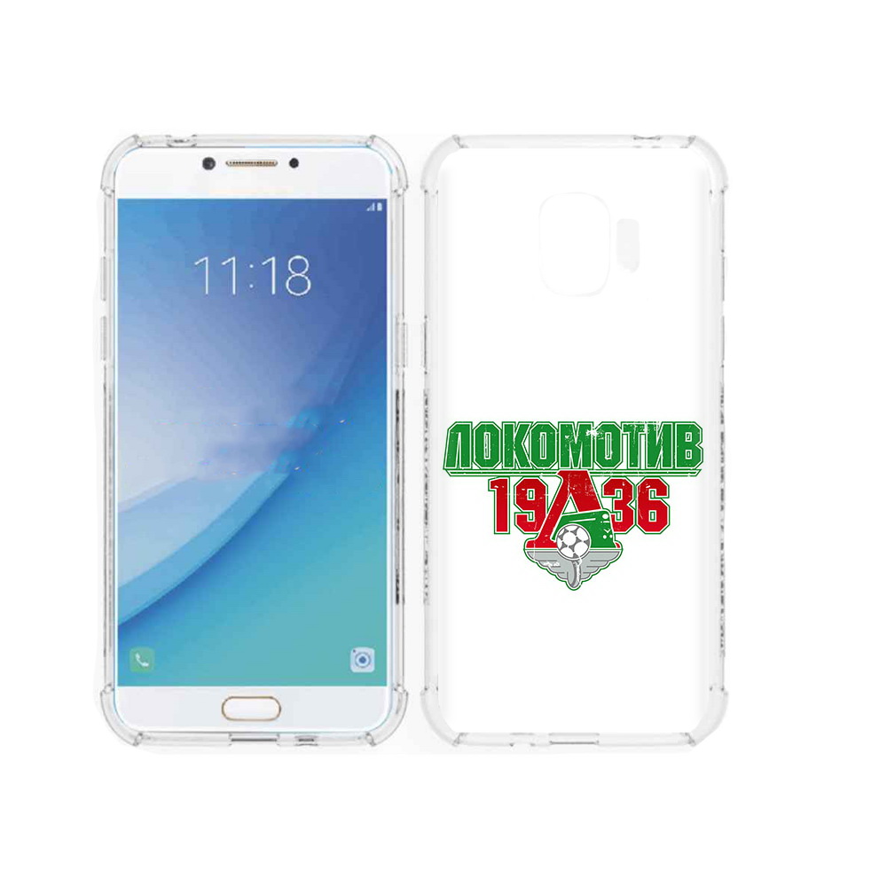 

Чехол MyPads Tocco для Samsung Galaxy J2 Pro (2018) ФК локомотив 1936 (PT226925.585.182), Прозрачный, Tocco