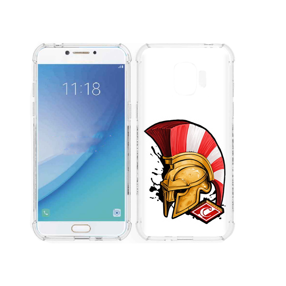 

Чехол MyPads Tocco для Samsung Galaxy J2 Pro (2018) ФК спартак шлем (PT226925.585.185), Прозрачный, Tocco