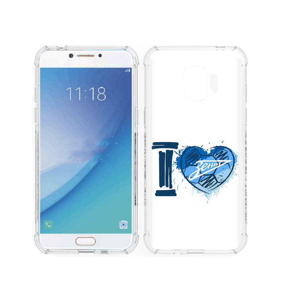 

Чехол MyPads Tocco для Samsung Galaxy J2 Pro (2018) ФК я люблю зенит (PT226925.585.186), Прозрачный, Tocco
