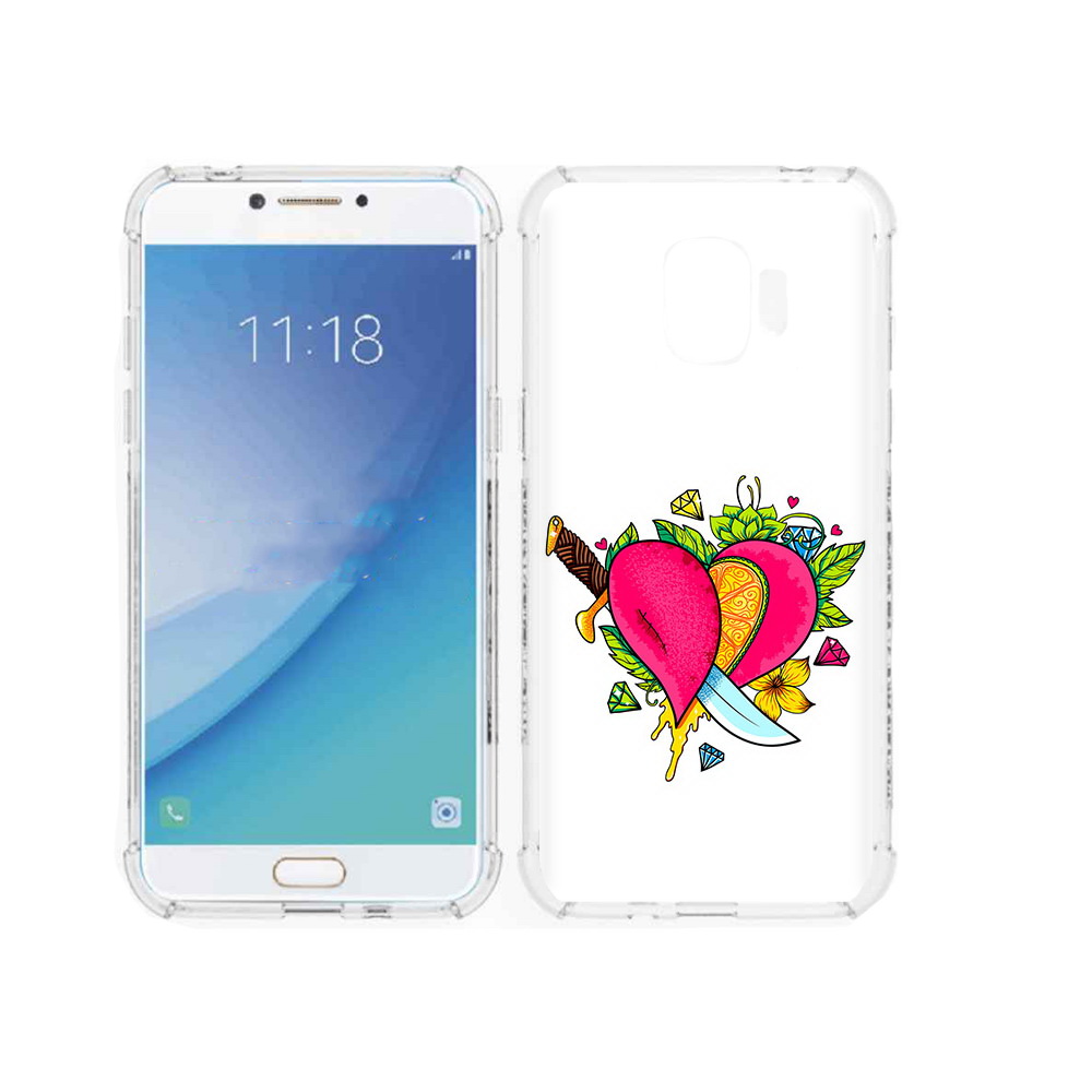 

Чехол MyPads Tocco для Samsung Galaxy J2 Pro (2018) Фруктовое сердце (PT226925.585.188), Прозрачный, Tocco