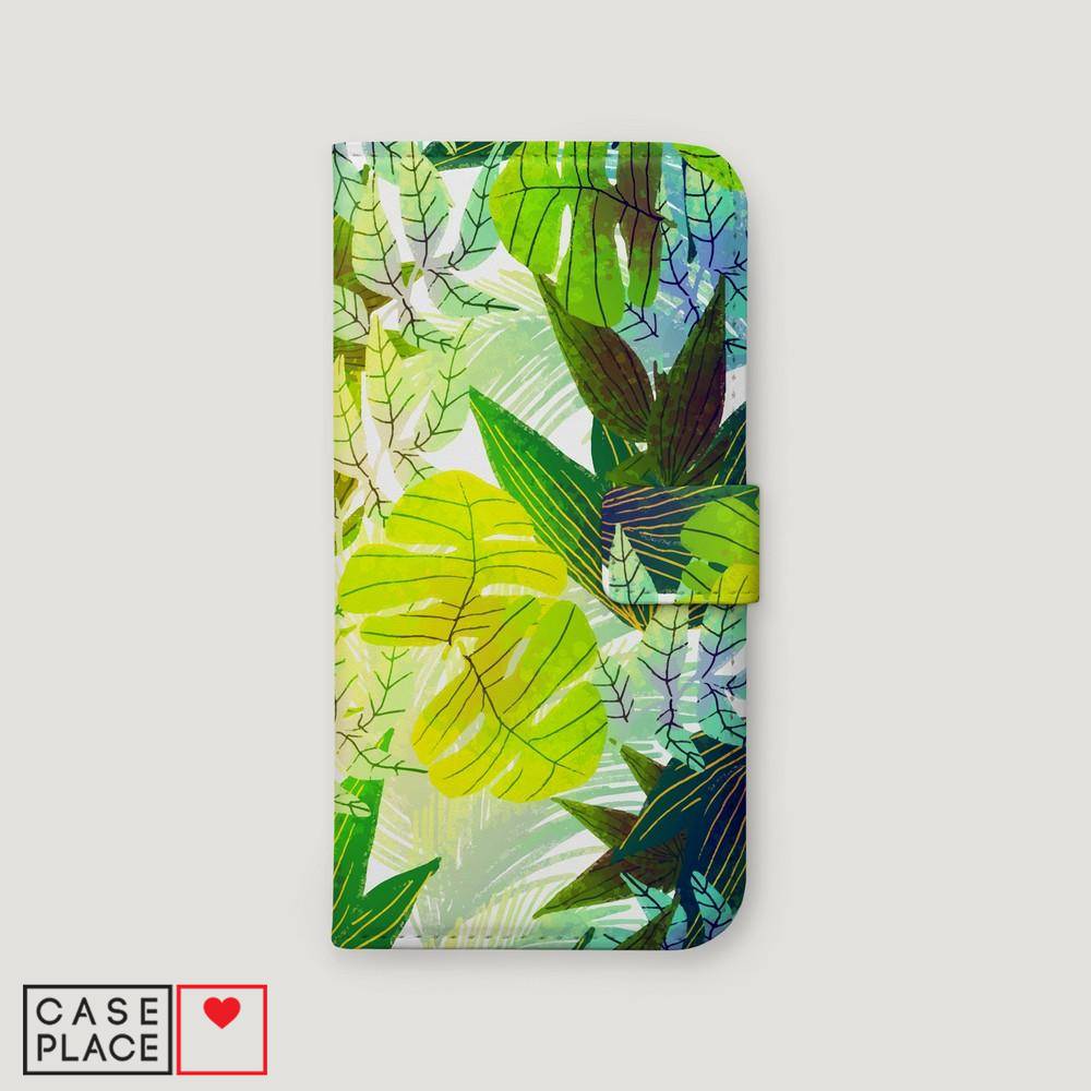 

Чехол Awog на Samsung Galaxy S6 "Летний фон 21 book", Бежевый;зеленый, 24385-1