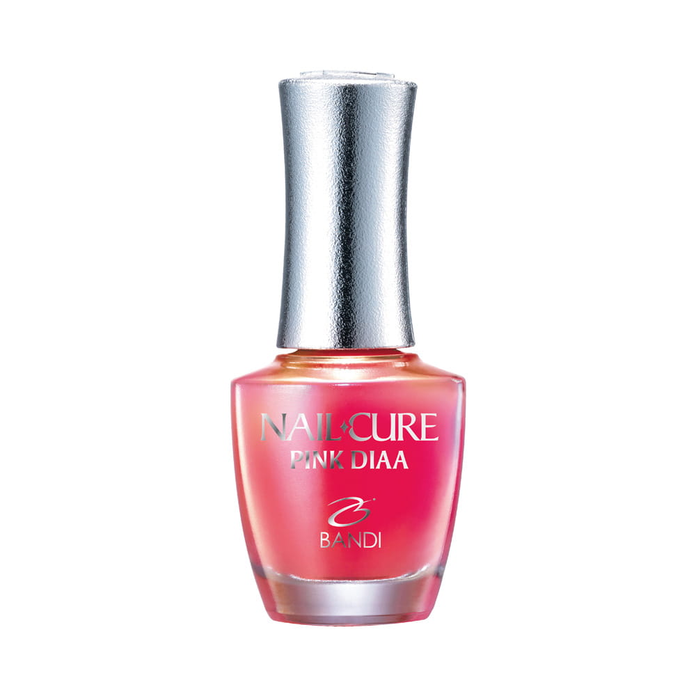 эластичное базовое покрытие розовое elastic base coat pink Покрытие для укрепления ногтей BANDI Nail Cure Pink Diaa для тонких и поврежденных ногтей