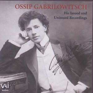 ARENSKY / SCHEUTT / GLUCK - 1923-1929, Gabrilowitsch, O.