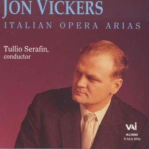

PONCHIELLI / FLOTOW / VERDI - Italian Opera Arias, Vickers, J., 1 CD