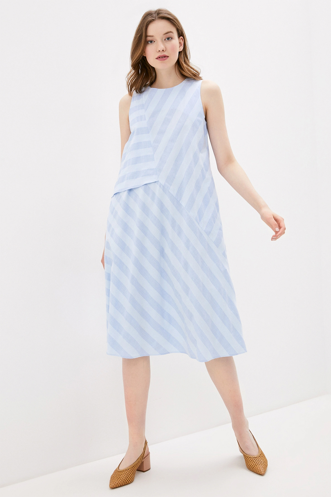 Платье женское Baon B450079 голубое M