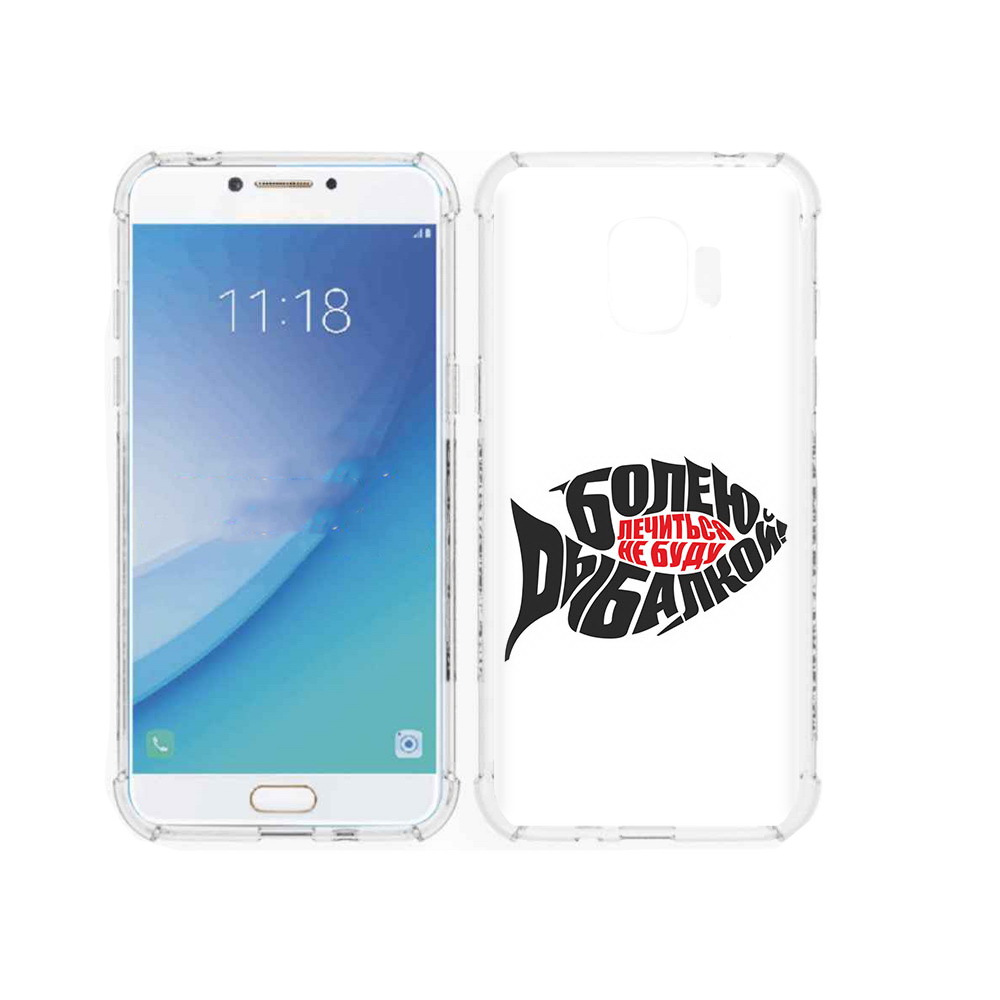 Чехол MyPads Tocco для Samsung Galaxy J2 Pro (2018) болею рыбалкой (PT226925.585.245)