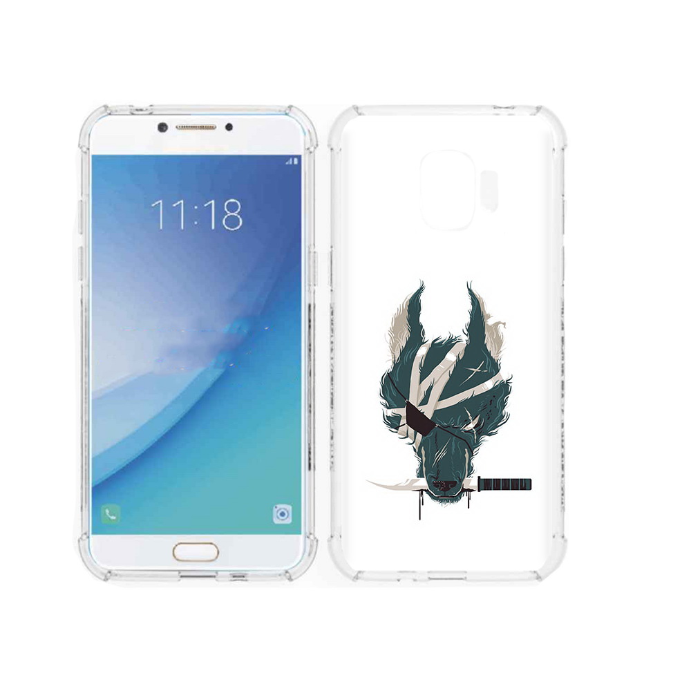 

Чехол MyPads Tocco для Samsung Galaxy J2 Pro (2018) волк-разбойник (PT226925.585.271), Прозрачный, Tocco