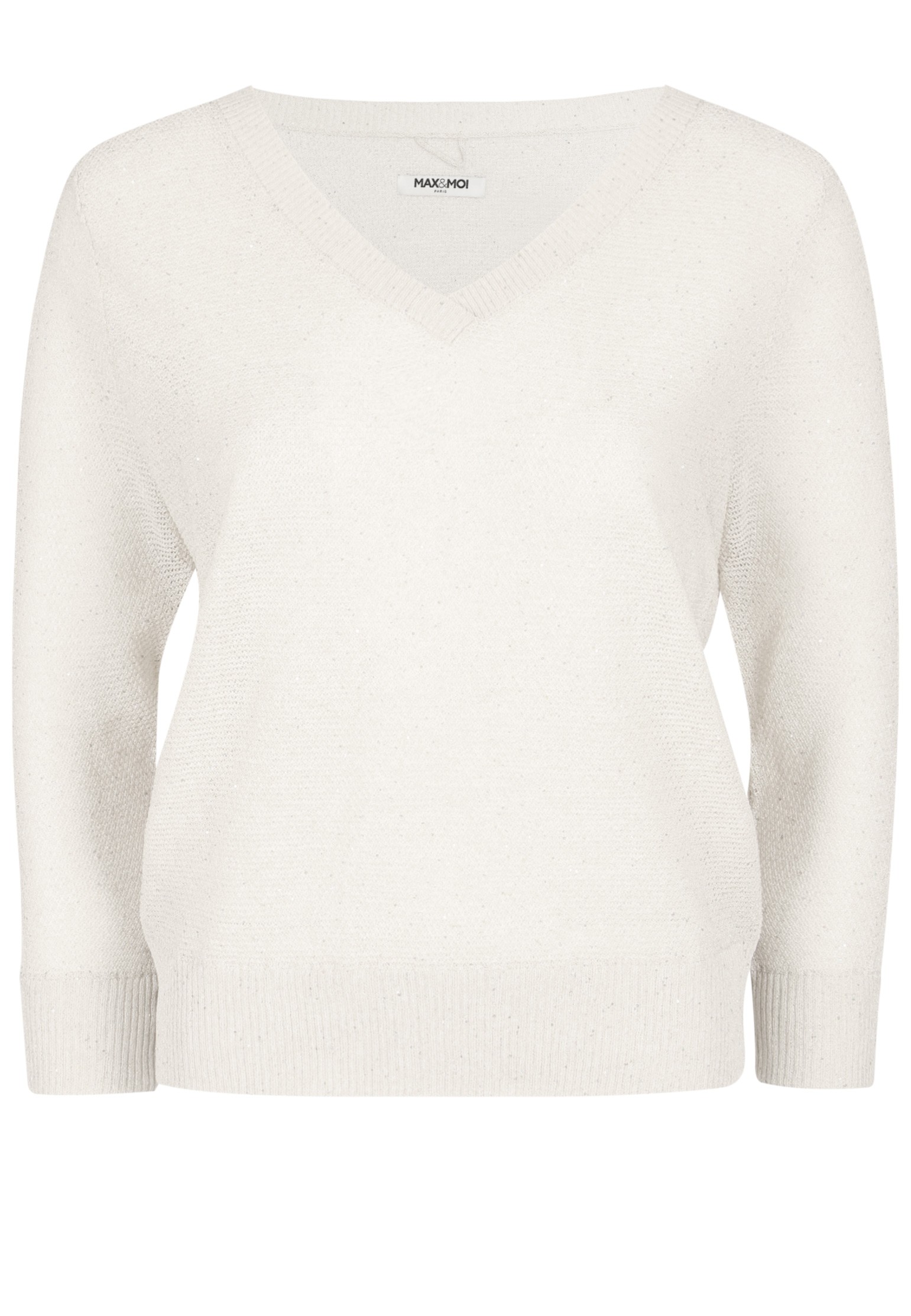 Пуловер женский 128109 белый L MAX & MOI. Цвет: белый