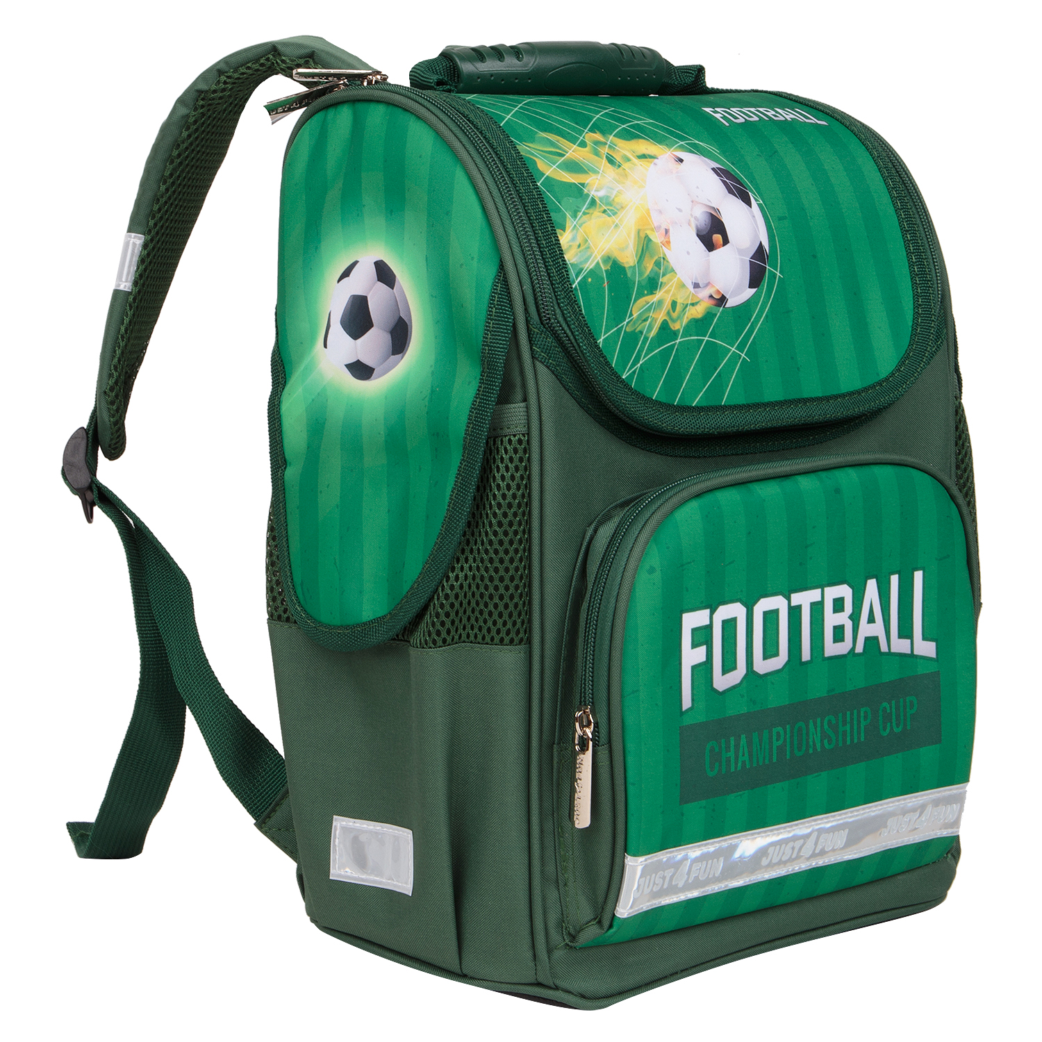 

Ранец Just For Fun Football, зеленый