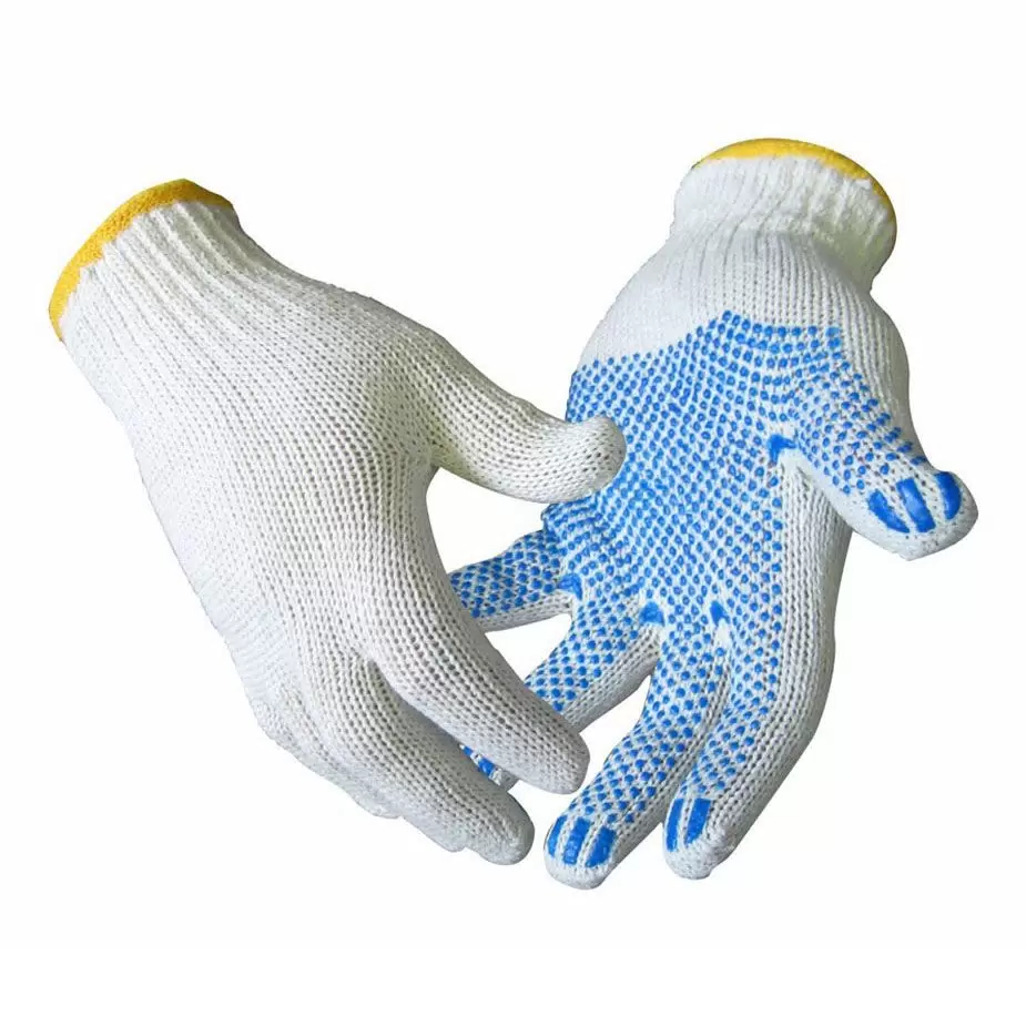 

Перчатки WinWin с ПВХ-точкой M белые 1 пара