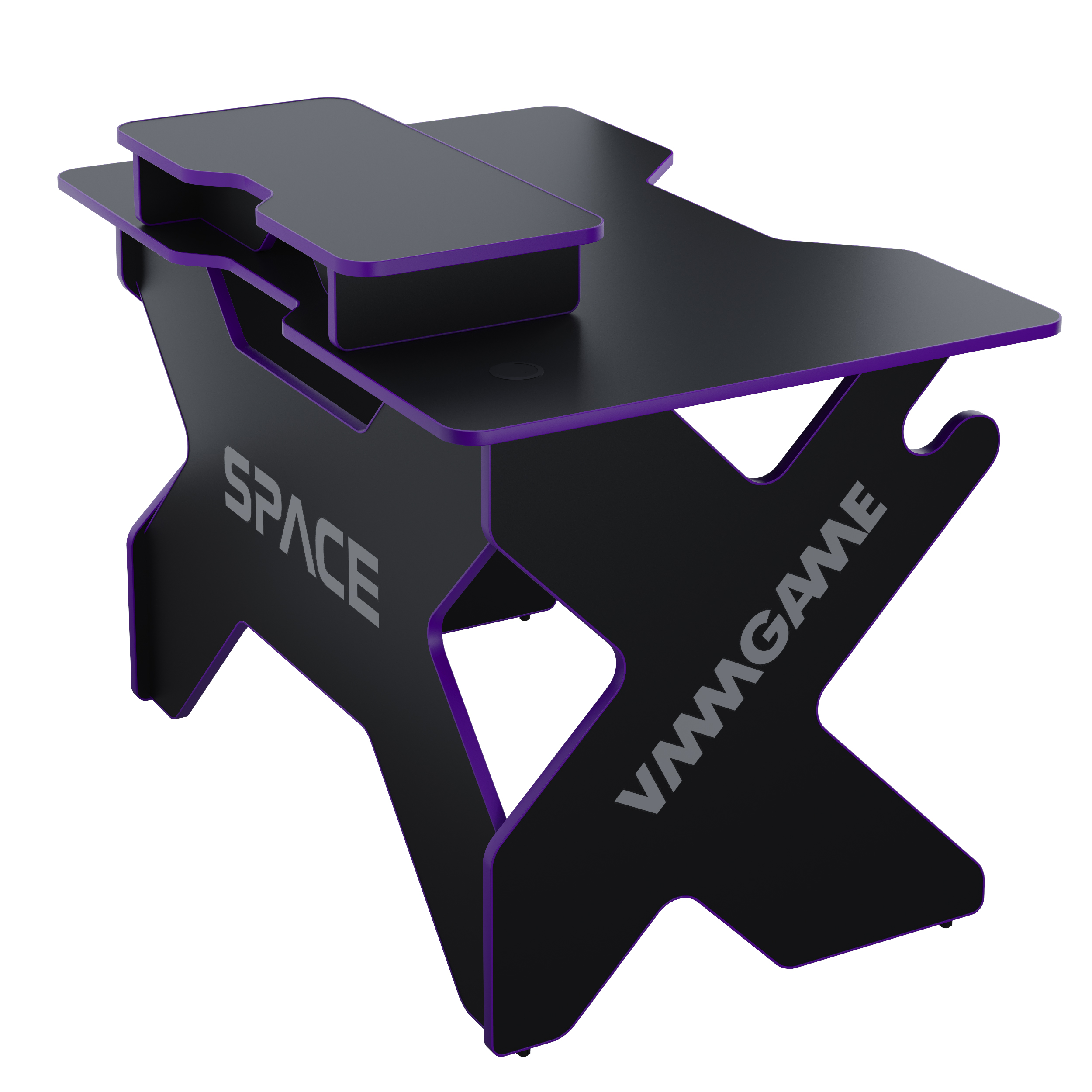 Игровой стол VMMGAME SPACE 120 DARK пурпурный с подставкой для монитора BASE 13590₽