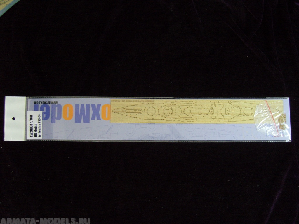 

AW20004 Деревянная палуба для IJN Mutsu