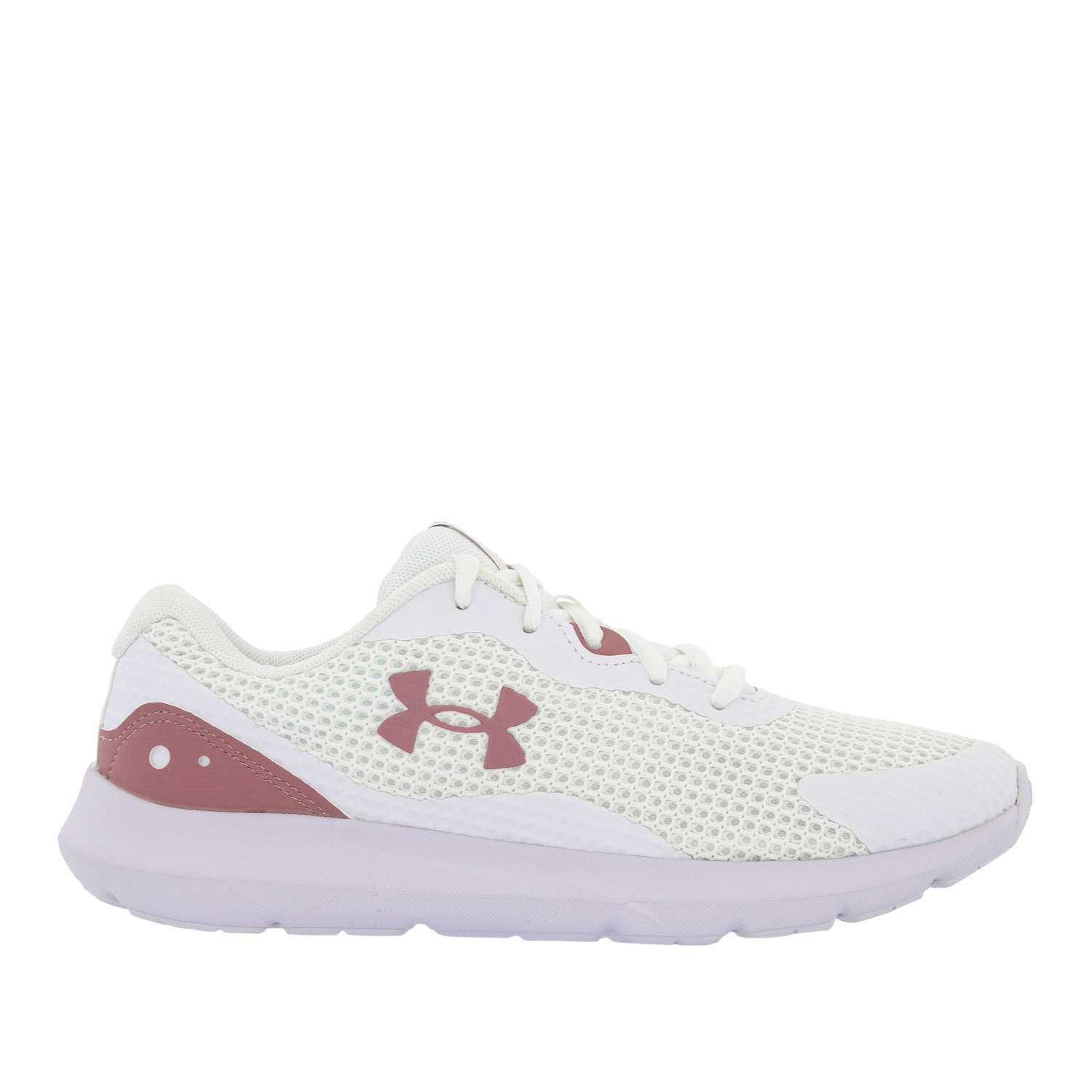 

Спортивные кроссовки женкие Under Armour W Surge 3 White/Pink Elixir/Pink 6.5 US, Белый, W Surge 3
