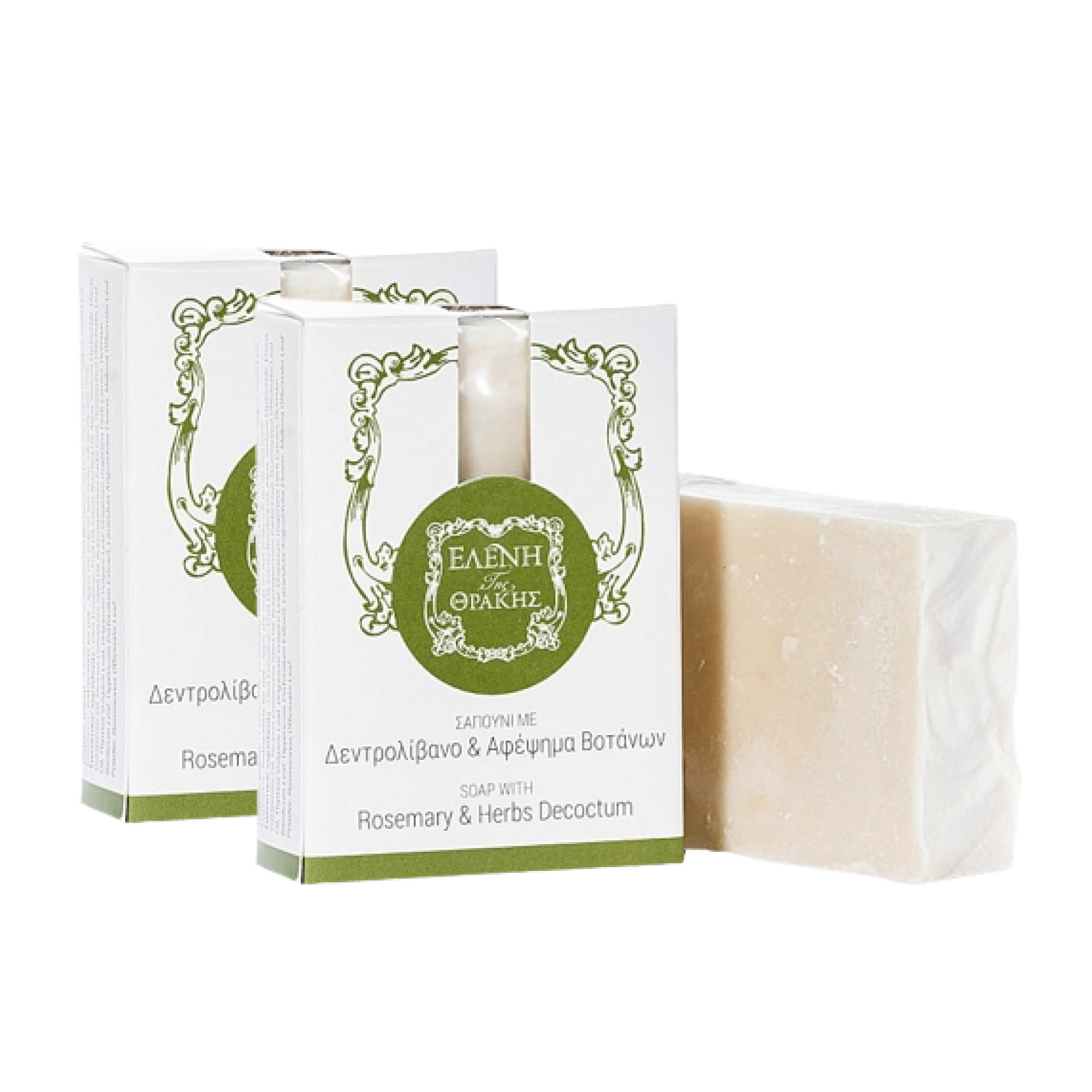 

Мыло ручной работы Elenh The Opakhe c розмарином и пустырником 120 г х 2 шт., 5200136680144K2