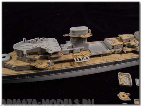 AW20037 Деревянная палуба для DKM Admiral Hipper 1941