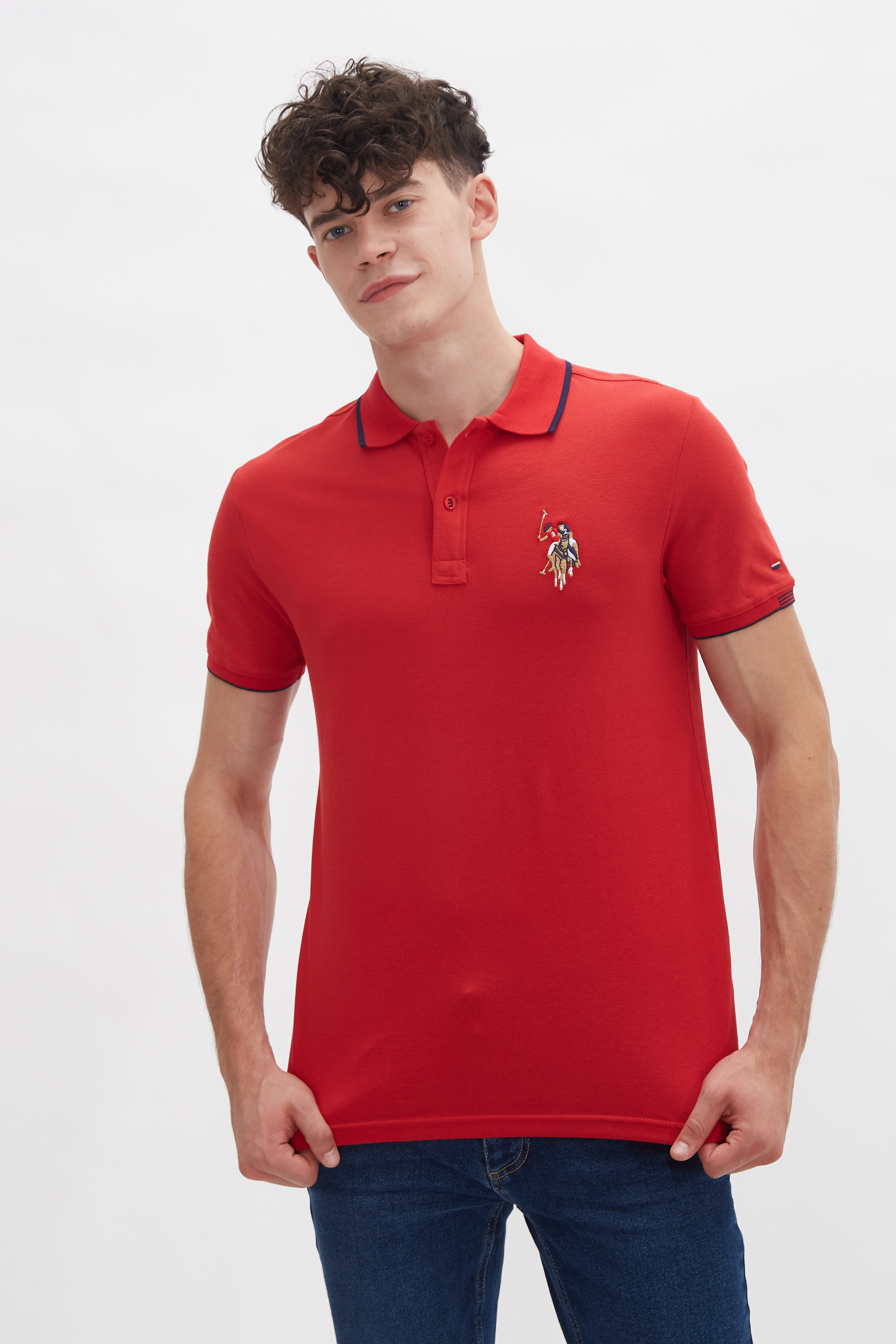 фото Футболка мужская u.s. polo assn. g081sz0110sd01iy021 красная xl