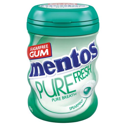 фото Жевательная резинка mentos pure white со вкусом ментола, 60г