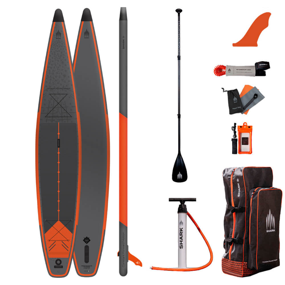 

Надувная SUP-доска двухслойная Shark Touring PRO 14'x29" 2022 (427x73x15 см)