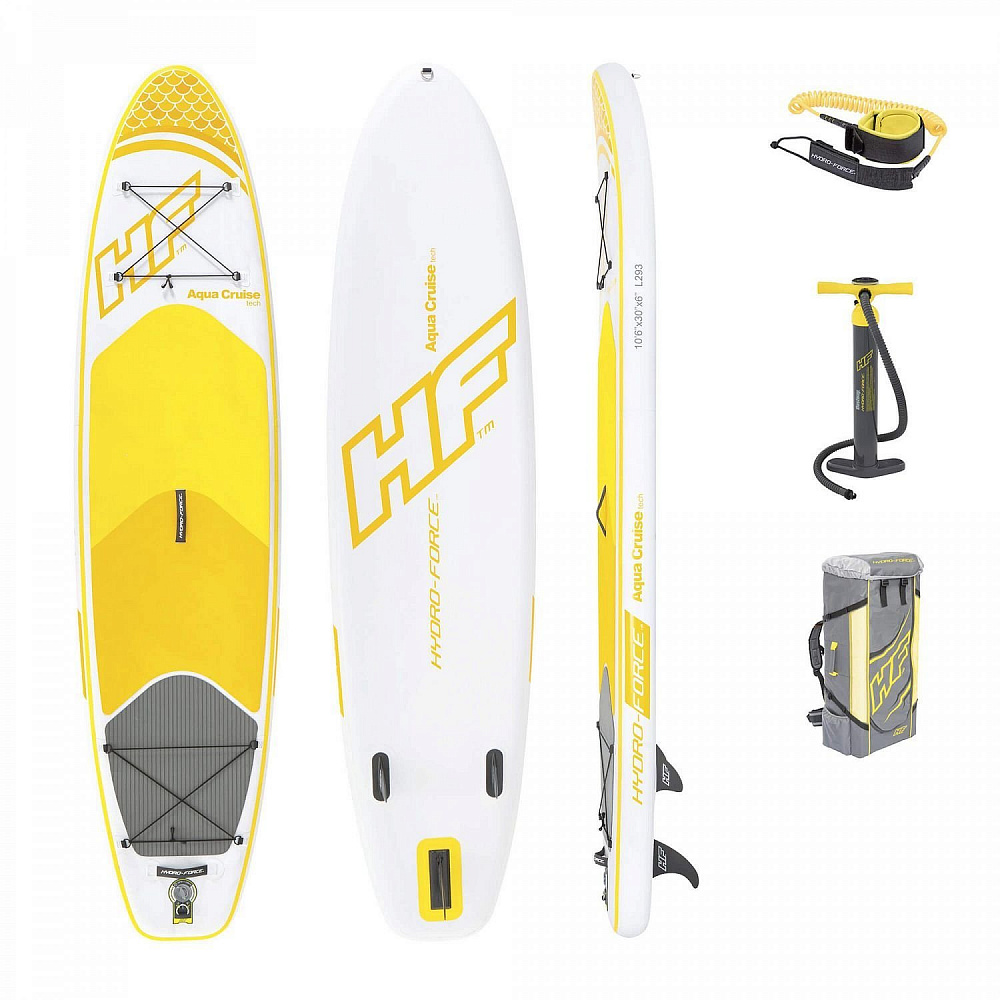 SUP-борд Bestway Hydro Force Aqua Cruise 320x76x15 см yellow