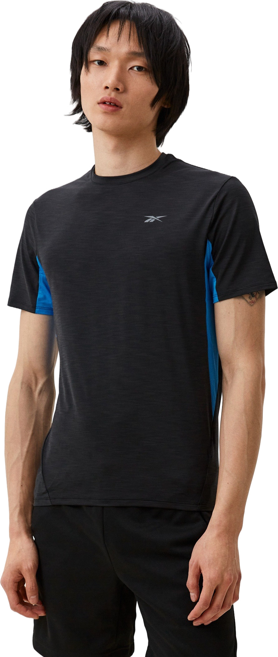 

Футболка мужская Reebok Athlete Tee 2.0 черная S, Черный, Athlete Tee 2.0